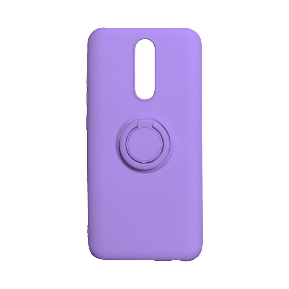 

Чехол для Xiaomi Redmi 8A цветной с кольцом накладка подставка яркий чохол на сяоми редми 8а сиреневый