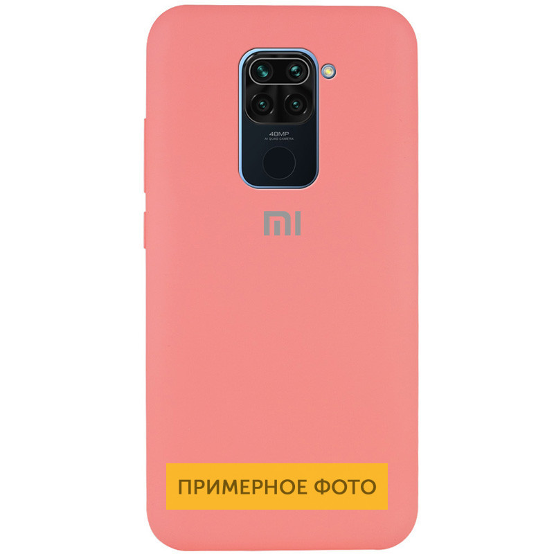 

Чехол Xiaomi Mi 10 Lite, Silicone Cover Full tective (AA), Розовый / peach