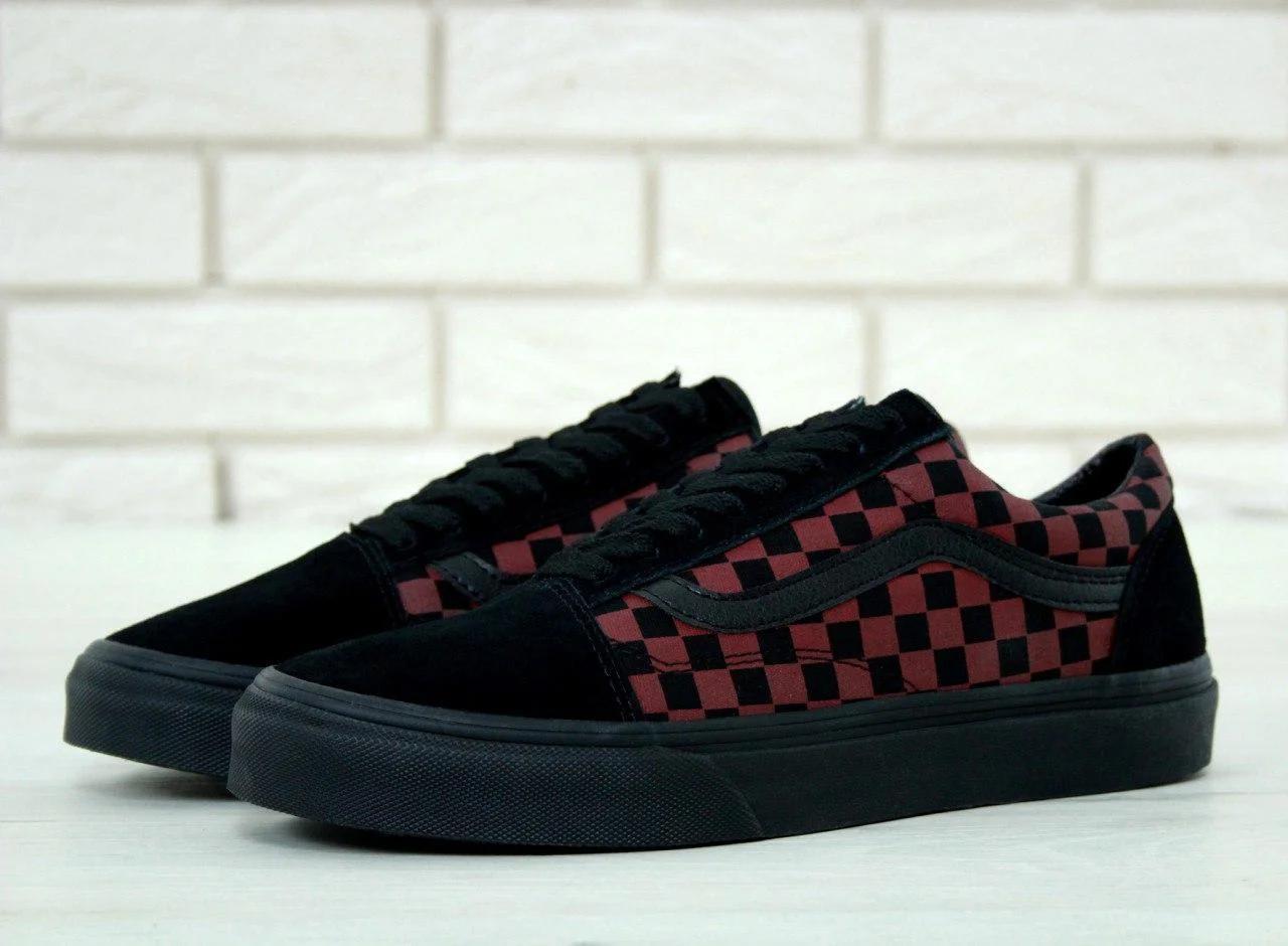 

Мужские Кеды Vans Old Skool, Black - red