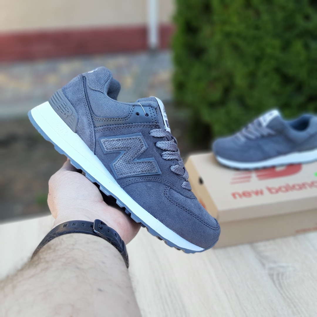 

Кроссовки женские замшевые серые New Balance (Нью Беленс)