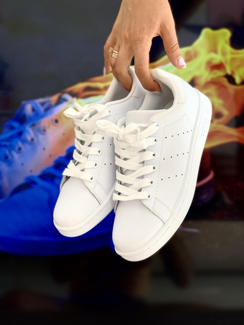 

Женские кроссовки Adidas Stan Smith White / Адидас Стэн Смит Белые, Белый