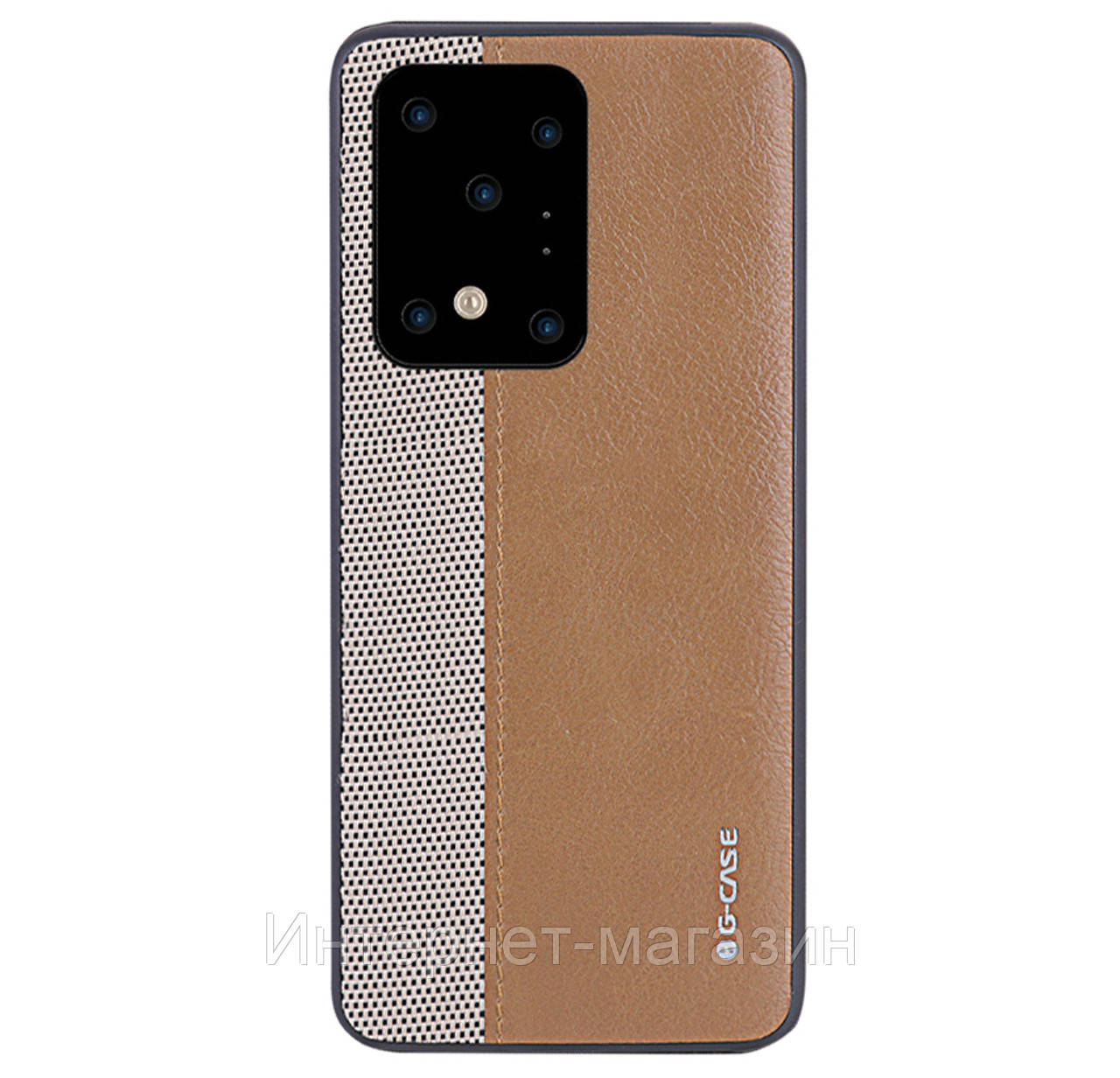 

Чехол-накладка G-Case Earl Series для Samsung Galaxy S20 Ultra SM-G988B Brown