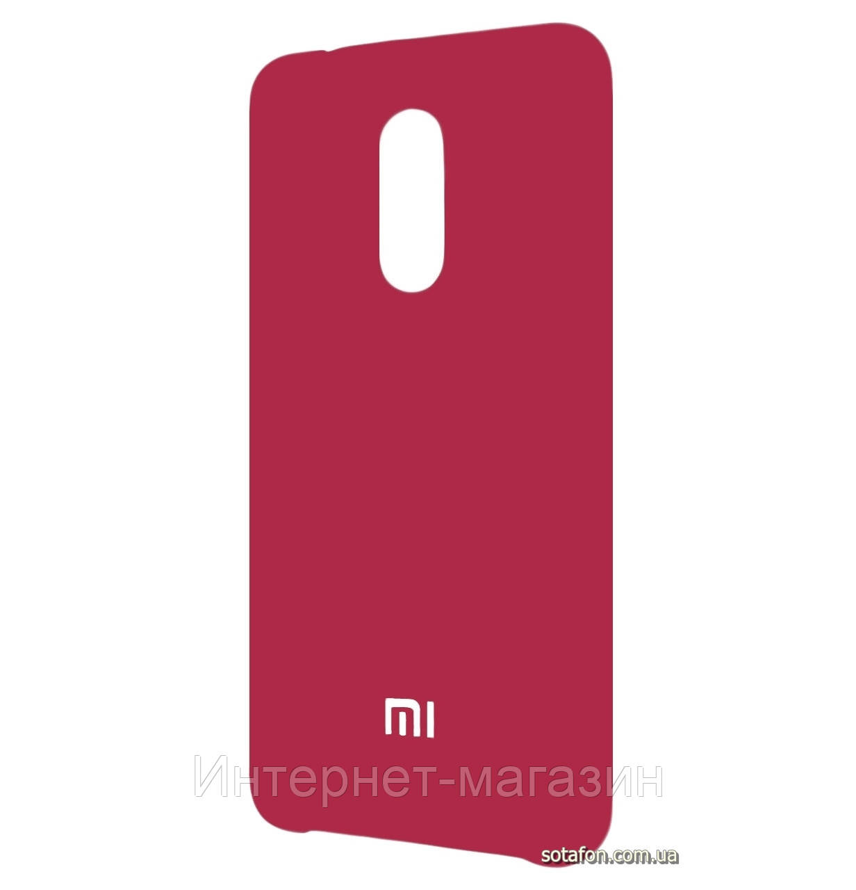 

Чехол-накладка Original Silicone case на Xiaomi Redmi 5 Plus Bordo, Бордовый