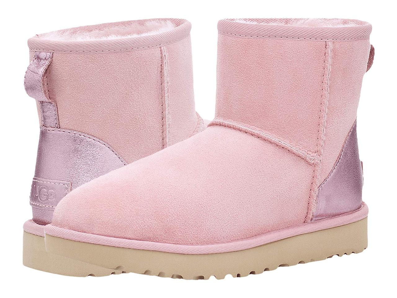 

Ботинки/Сапоги (Оригинал) UGG Classic Mini II Metallic Pink Cloud