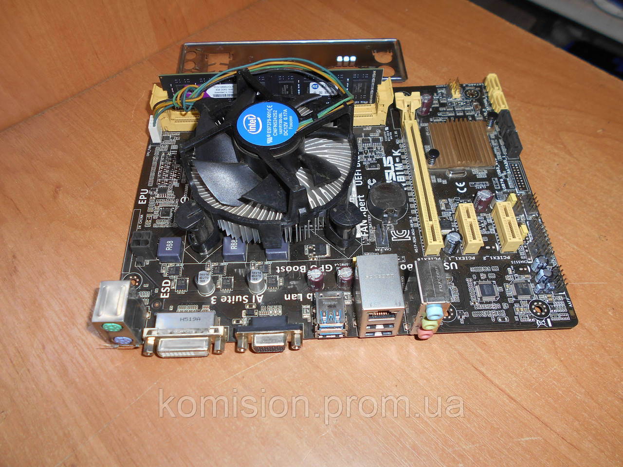 

Материнская плата ASUS H81M-K s1150 + Core i5-4570 3,2 GHz + ОЗУ 8 Gb