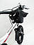 Дитячий велосипед SIGMA MARS-2 Evolution -14", дисковий гальмо, кошик, годинник Білий, фото 3