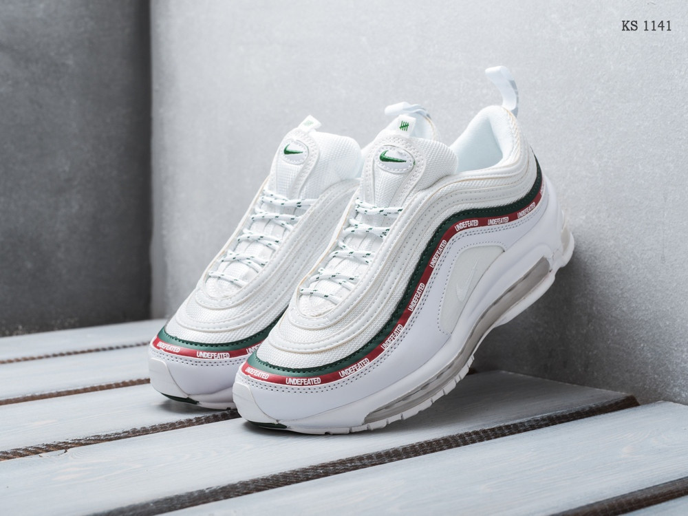 

Мужские кроссовки Nike Air Max 97, кожа, белые 43(27,5 см), размеры:42,43,44,45