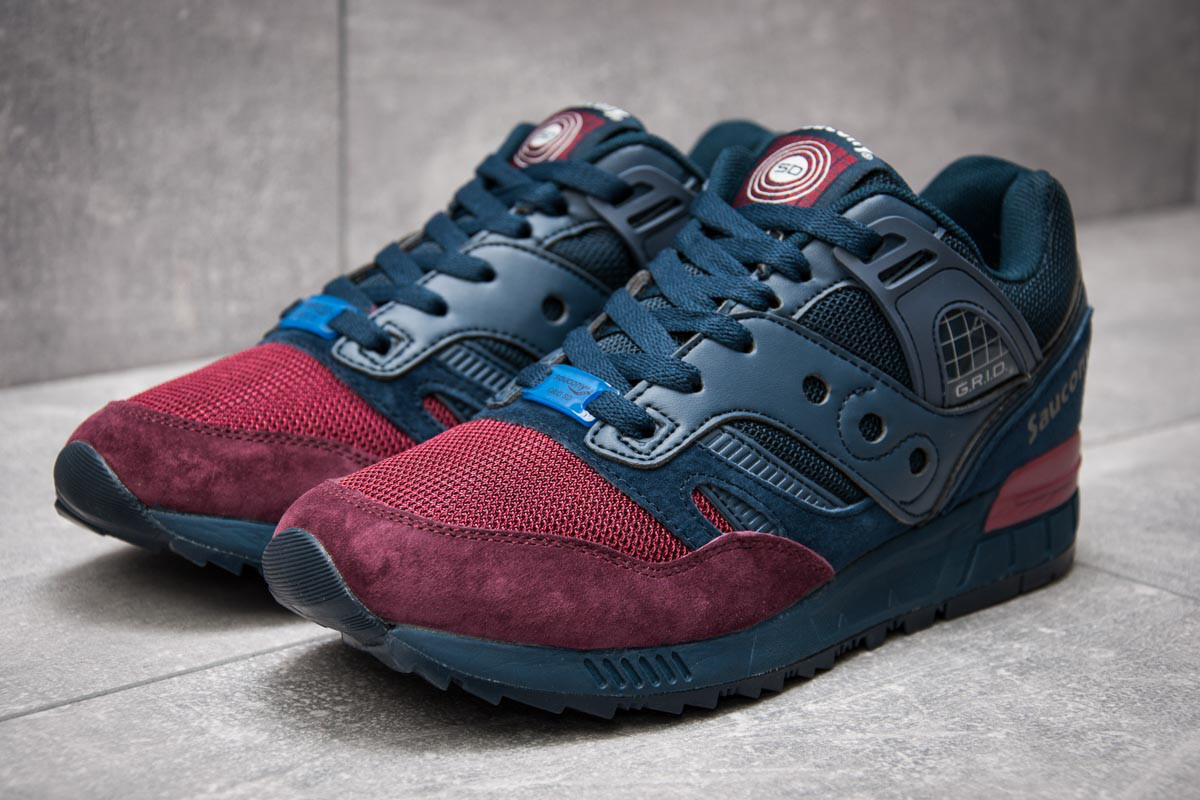 

Мужские кроссовки в стиле Saucony Grid SD Red/Blue, красные 40, размеры:40,41