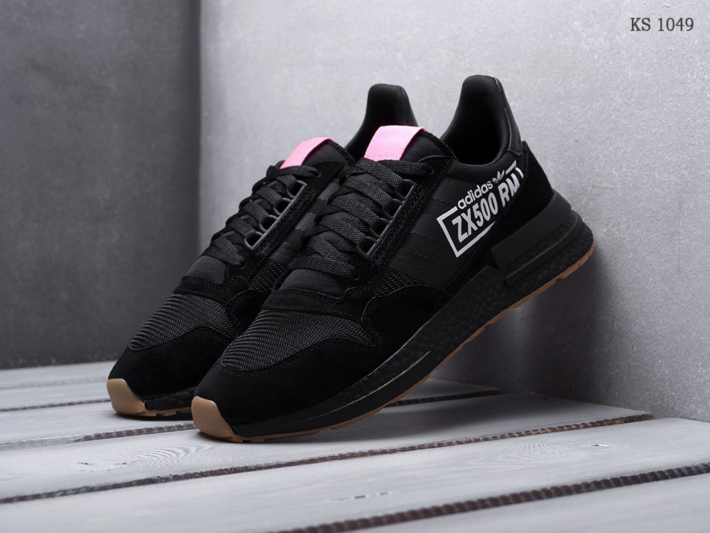 

Мужские кроссовки в стиле Adidas ZX 500 RM, текстиль, черные 41(26 см), размеры:41,42,43,44,45