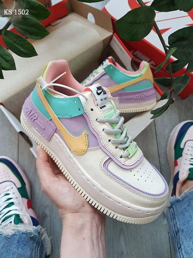 

Женские кроссовки в стиле Nike Air Force 1 low, кожа, разноцветные 41, размеры:36,38,40,41