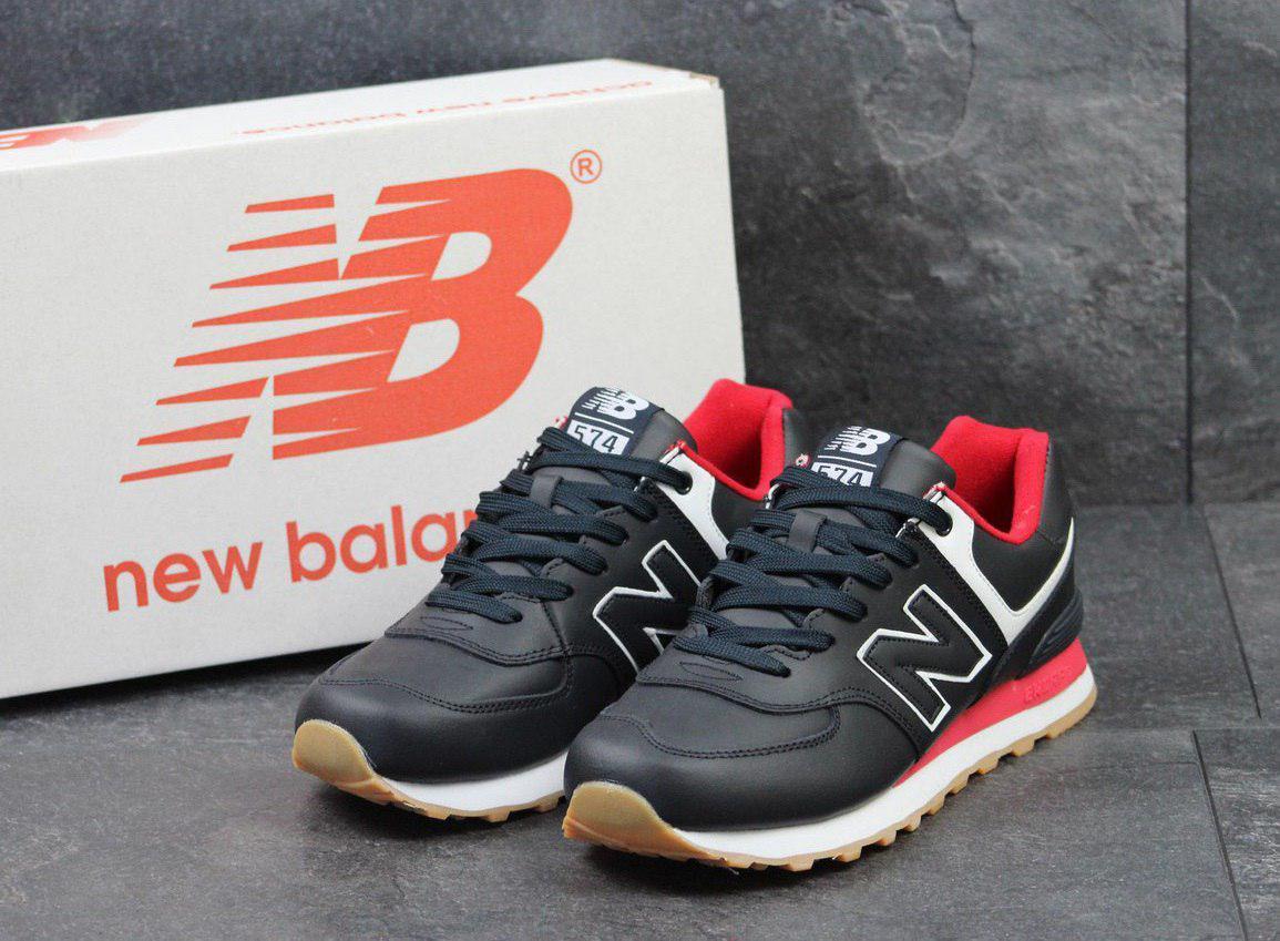 

Мужские кроссовки в стиле New Balance 574, синие 41(26 см), последний размер