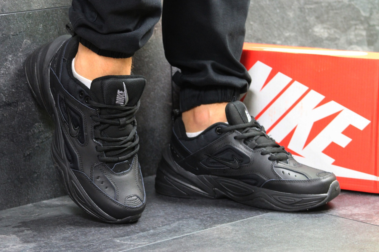

Мужские кроссовки в стиле Nike М2K Tekno Black, черные 43(27,4 см), размеры:41,42,43,45