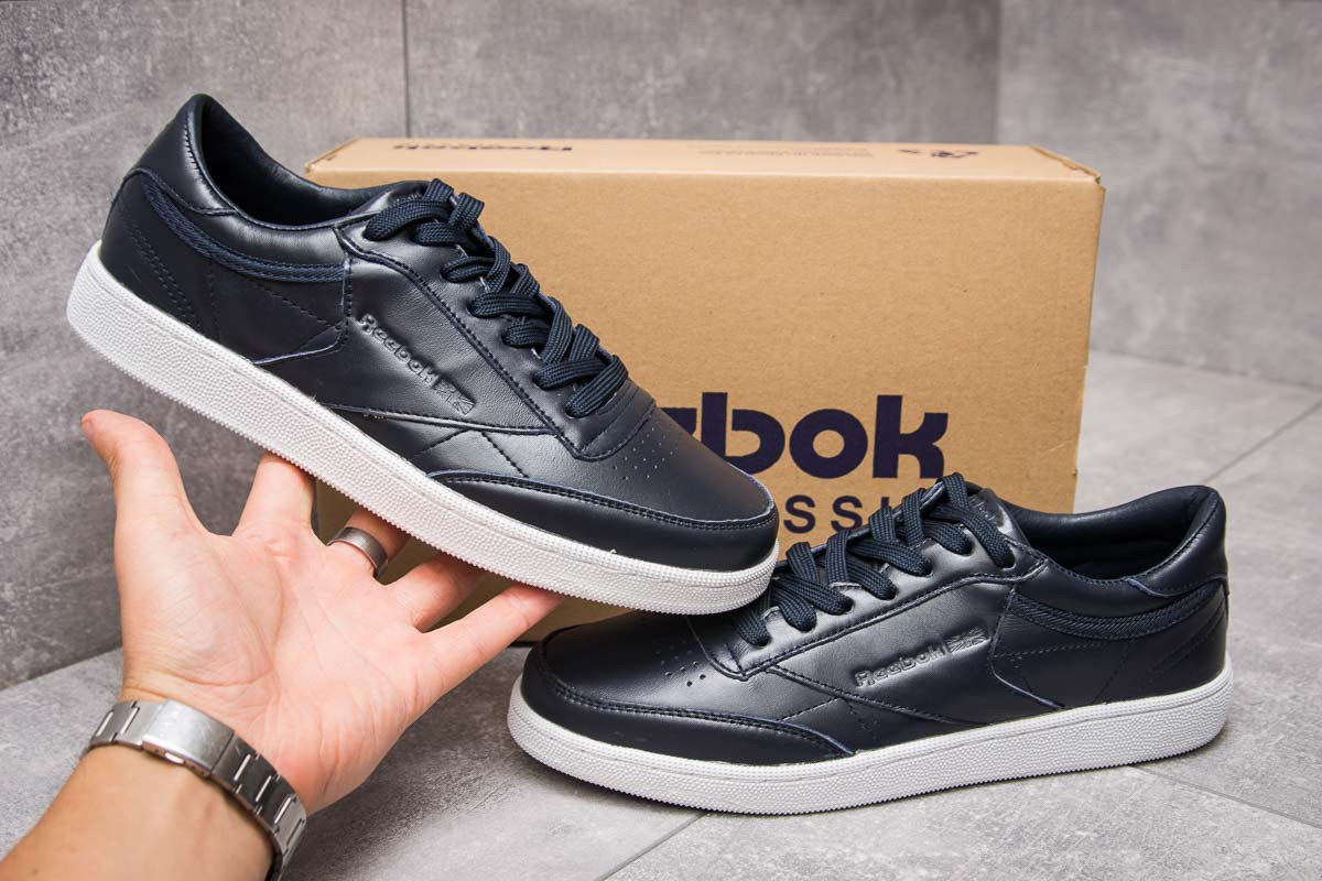 

Мужские кроссовки в стиле Reebok Classic, синие 45(29,5 см), размеры:41,42,43,44,45