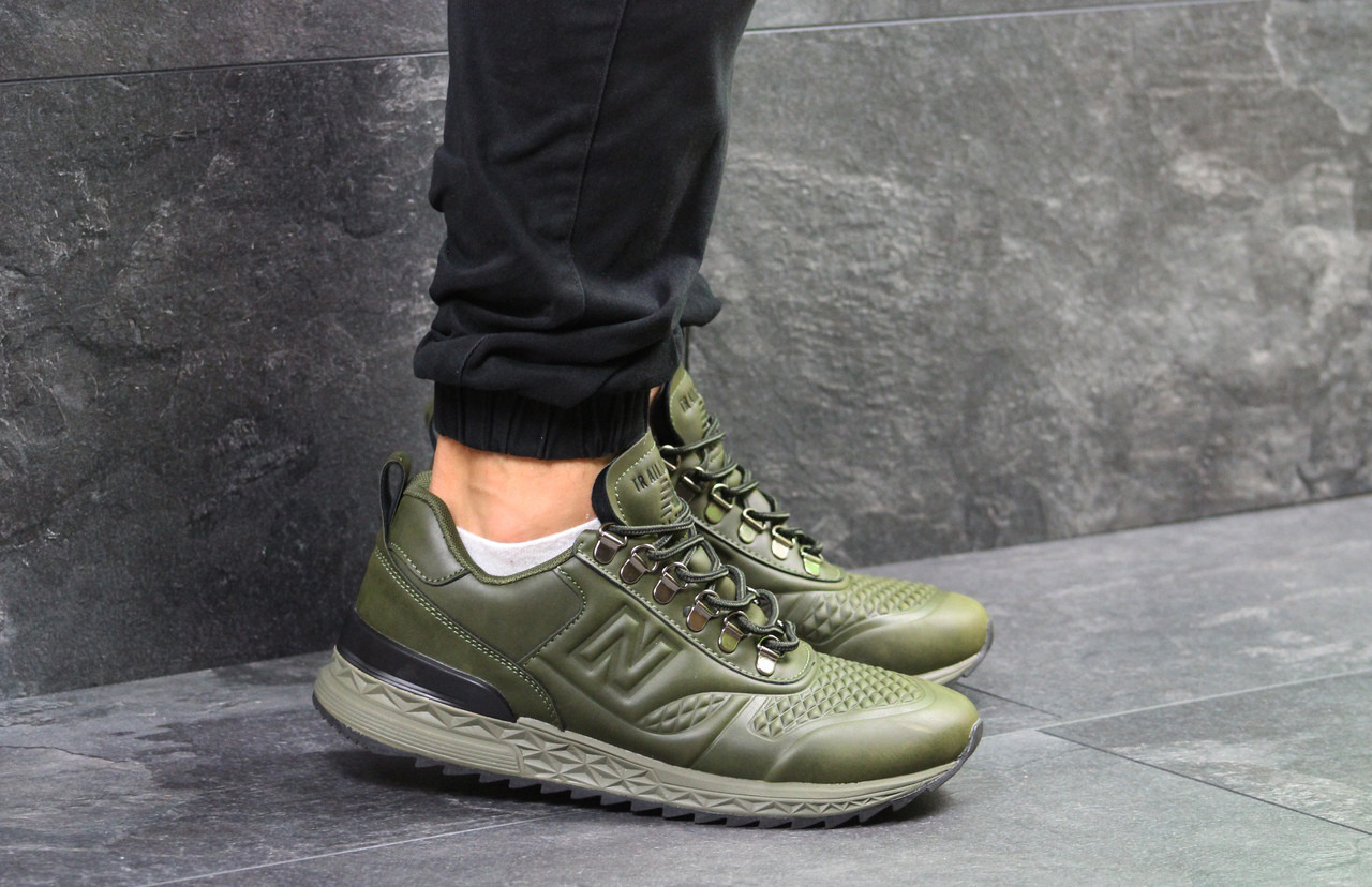 

Мужские кроссовки в стиле New Balance Trailbuster Green, зеленые 45(28,7 см), размеры:45,46