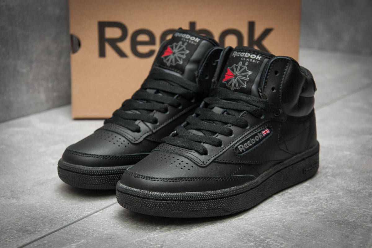 

Женские кроссовки в стиле Reebok Club C 85 Face, черные 39(24,8 см), размеры:37,39