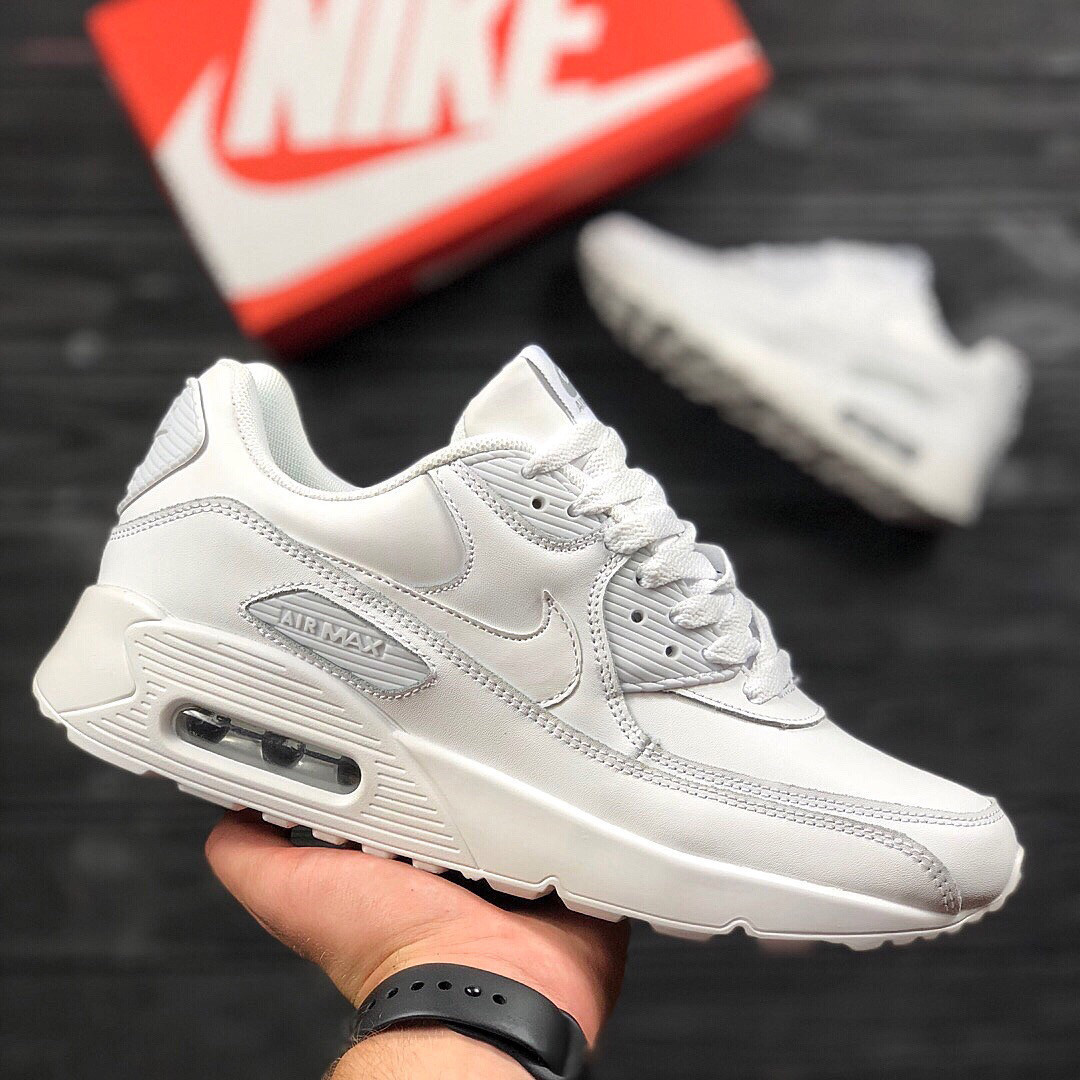 

Мужские кроссовки в стиле Nike Air Max White, белые 43(27,5 см), размеры:41,42,43,44,45,46