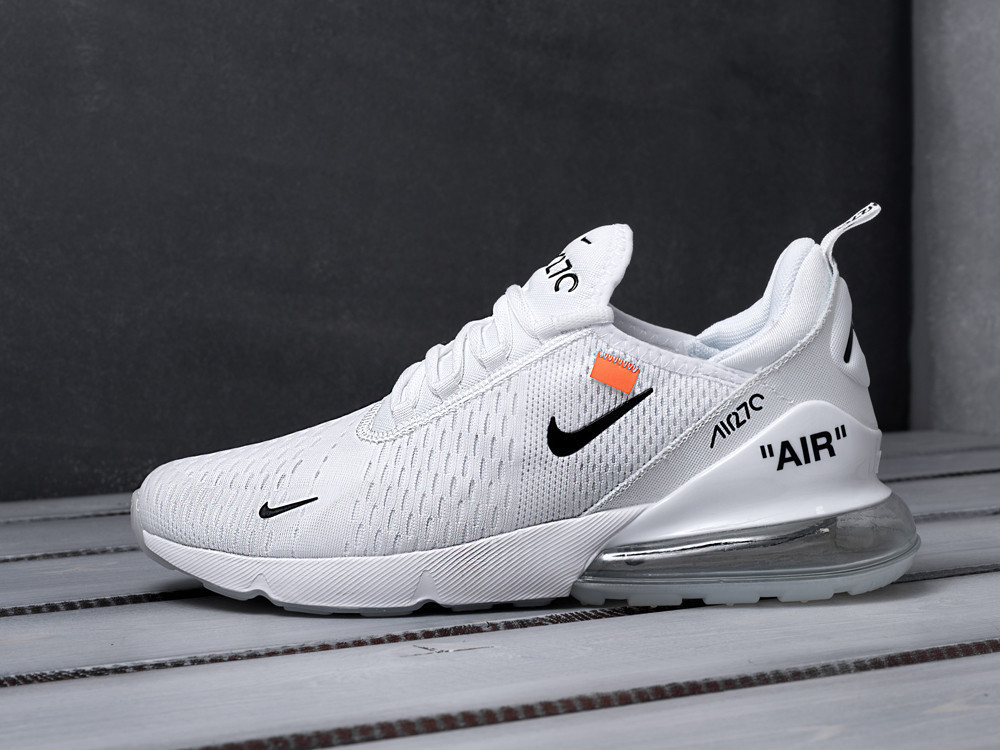 

Мужские кроссовки в стиле Nike Air Max 270 Custom White, белые 41(26 см), размеры:41,42,43,44,45