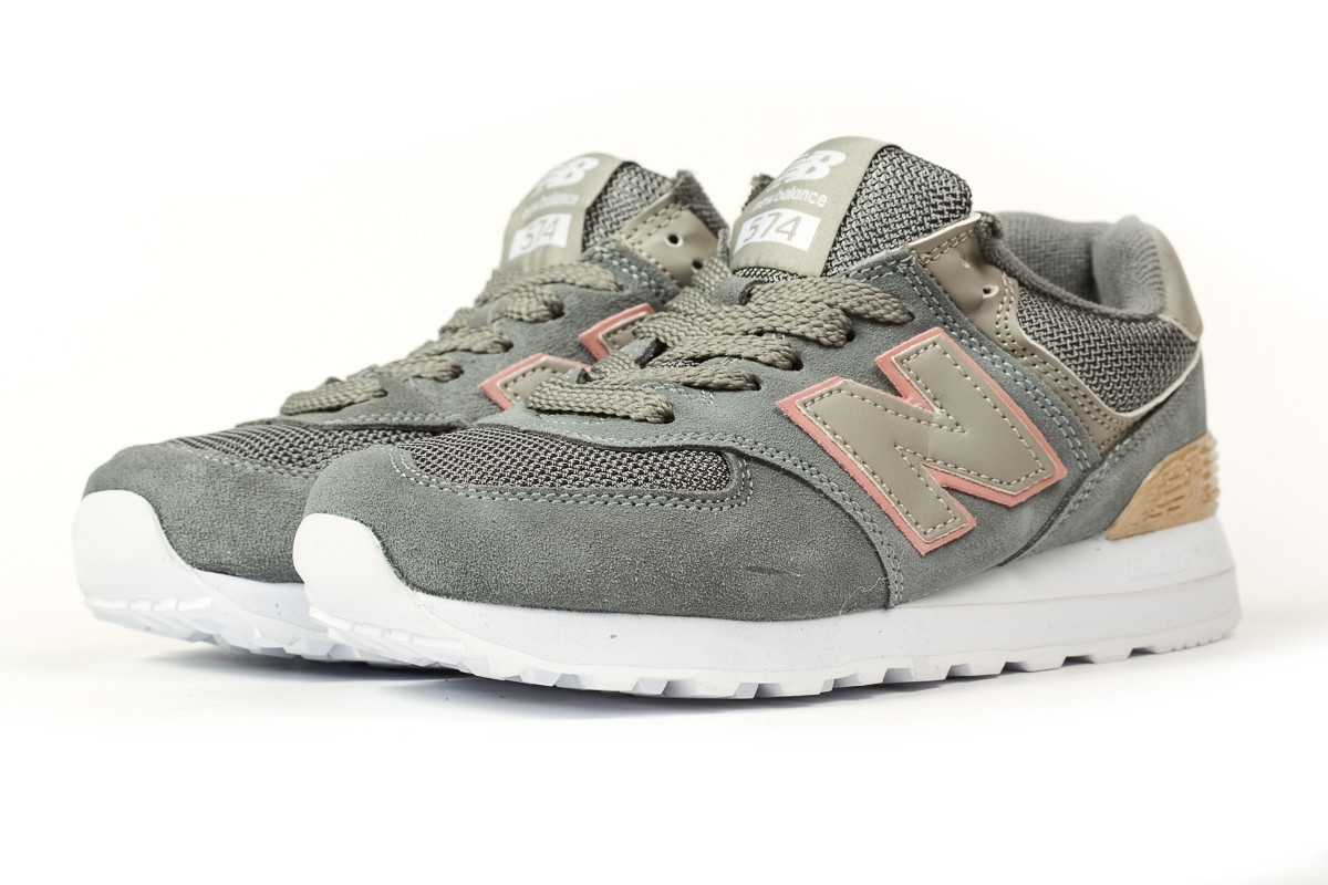 

Женские кроссовки в стиле New Balance 574, замша, текстиль, серые 40(25 см), размеры:37,38,40,41