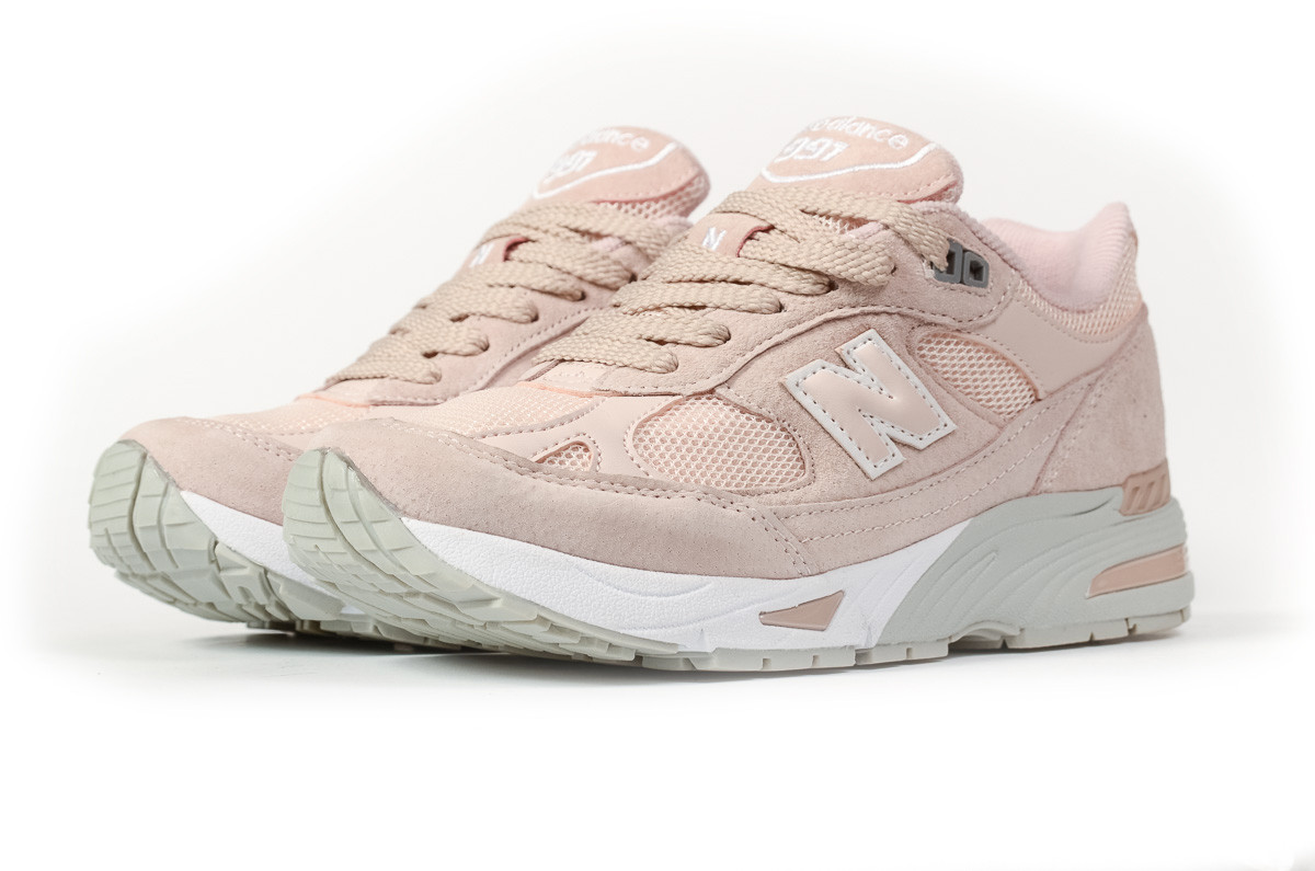 

Женские кроссовки New Balance 991, замша, текстиль, розовые 39(24,5 см), размеры:39,41