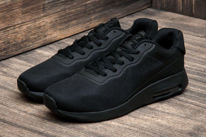 

Мужские кроссовки в стиле Nike Air Max Black, черные 41(26 см), последний размер