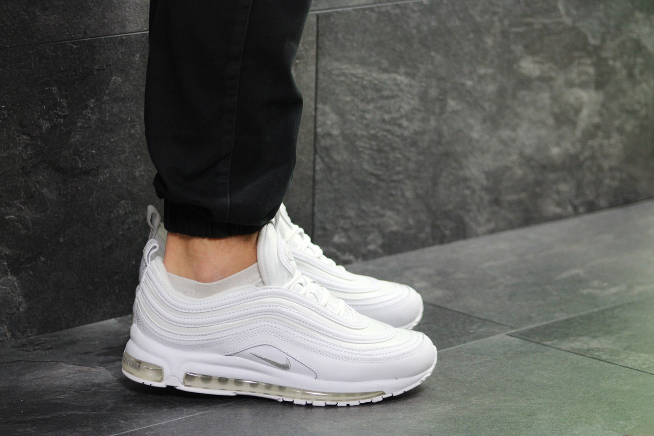 

Мужские кроссовки в стиле Nike Air Max 97 White, 45(28,7 см), последний размер