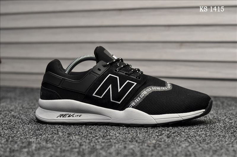 

Мужские кроссовки в стиле New Balance 247, сетка, черные с белым 43(27,5 см), размеры:42,43,44