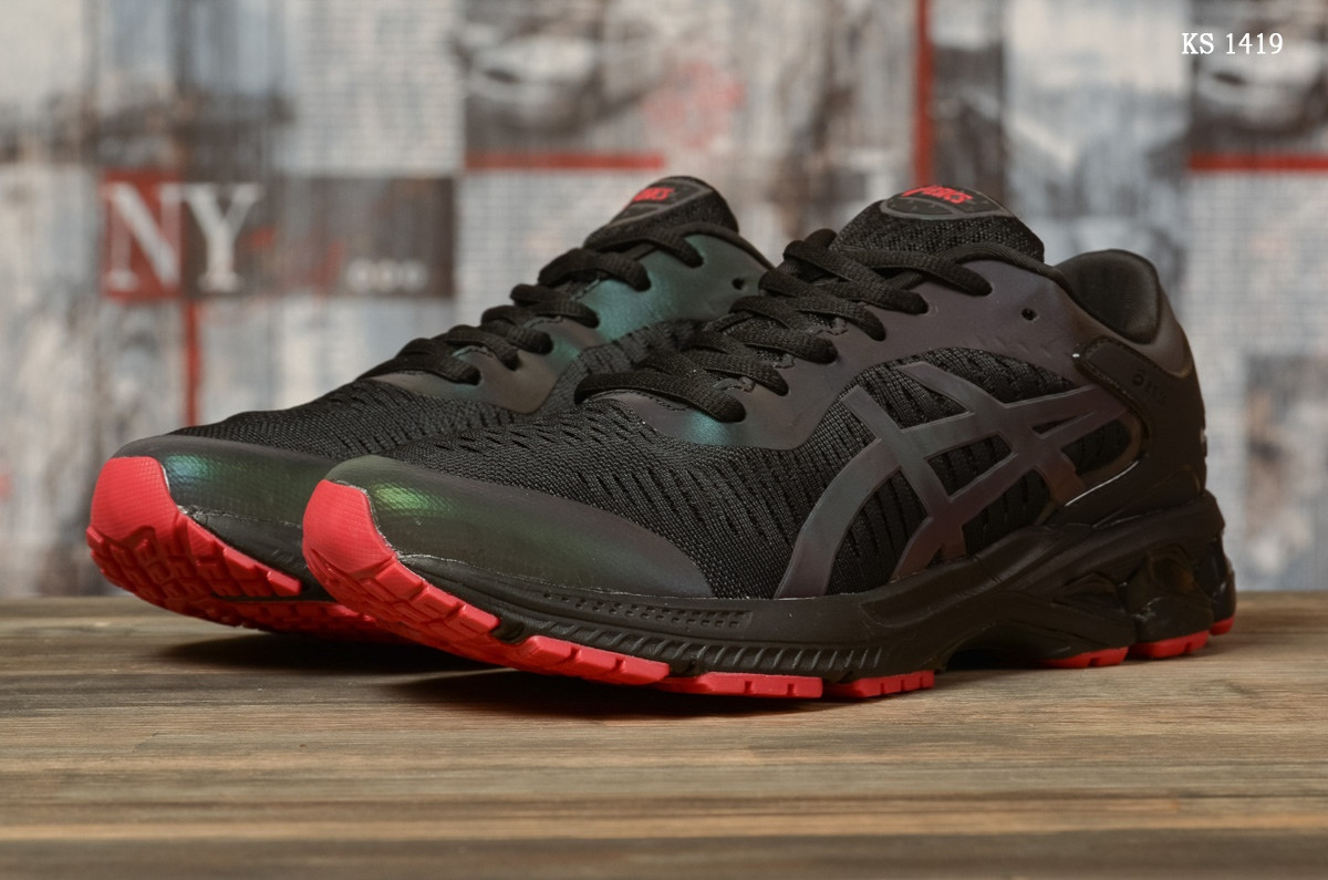 

Мужские кроссовки в стиле Asics Gel-Kayano 25, сетка, черные 41(26 см), размеры:41,42,43,44,46