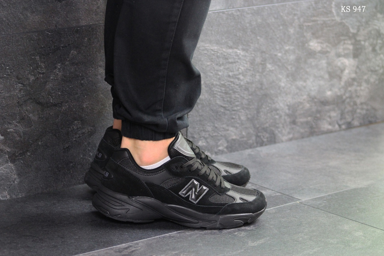 

Мужские кроссовки в стиле New Balance 9919, черные 42(27 см), размеры:42,43