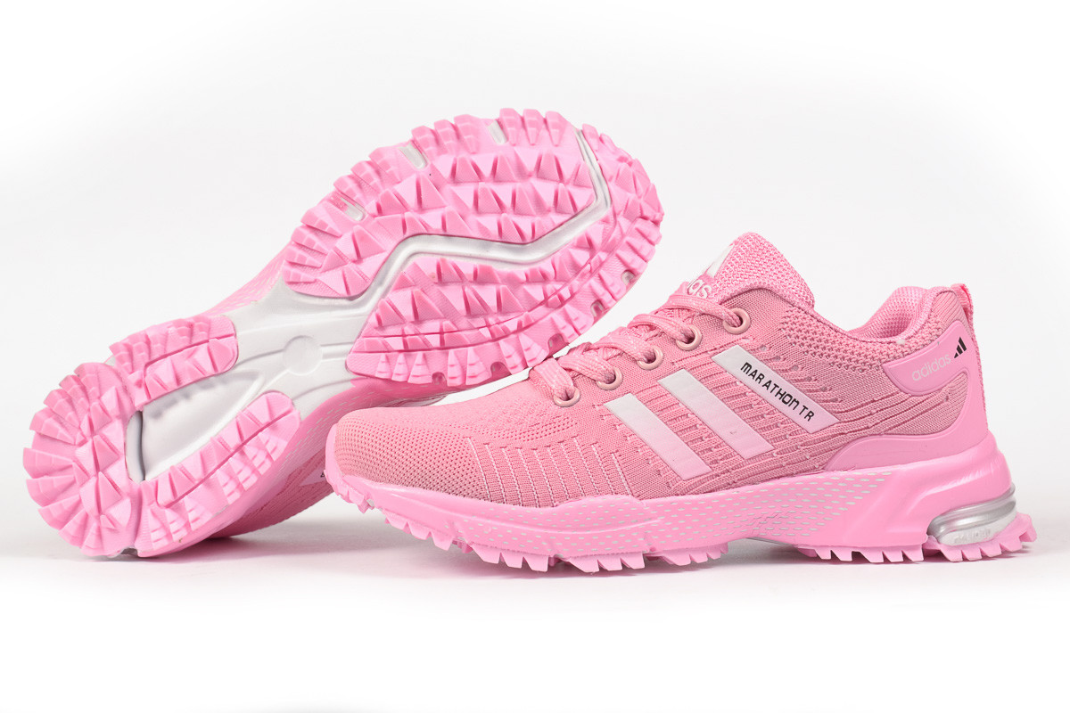 

Женские кроссовки в стиле Adidas Marathon Tn, текстиль, розовые 37(23 см), размеры:37,38,39,40,41