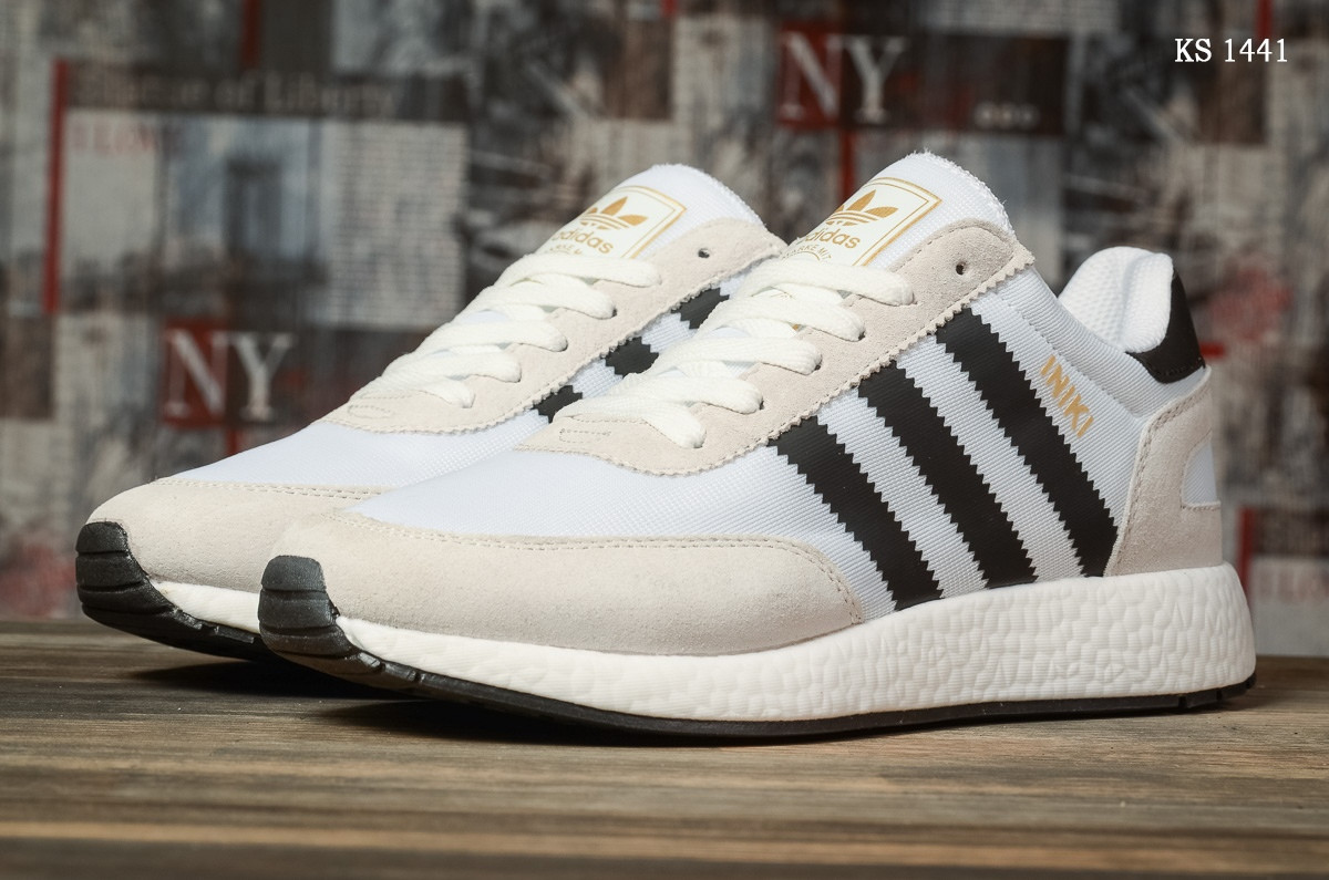 

Мужские кроссовки Adidas Iniki, замша, сетка, разноцветные 43(27,5 см), размеры:43,44,45,46