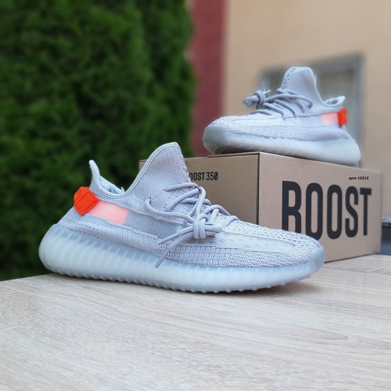 

Мужские кроссовки в стиле Adidas Yeezy Boost 350, текстиль, серые с оранжевым, 42 (27 см), размеры:42,43,44,45