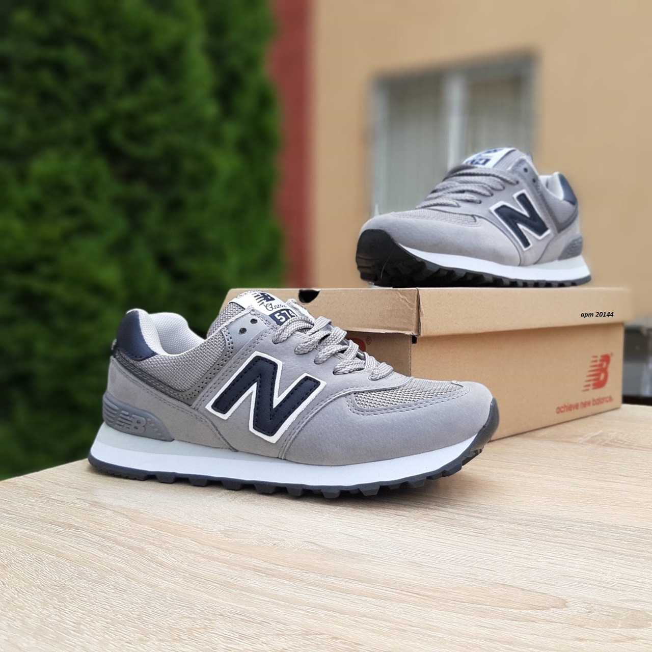 

Женские кроссовки в стиле New Balance 574, замша, сетка, серые, 38 (24 см), размеры:36,37,38,39,40