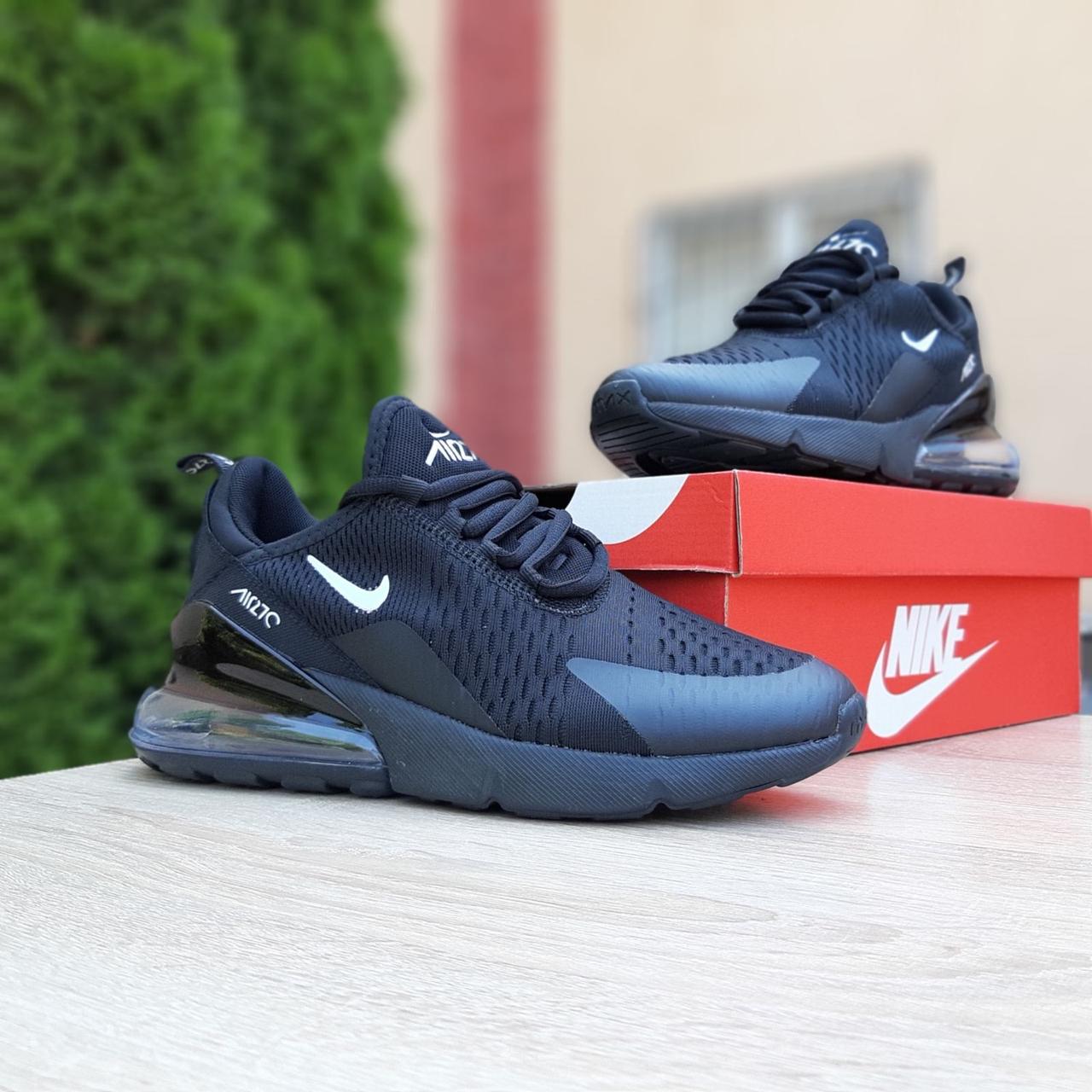 

Мужские кроссовки в стиле Nike Air Max 270 (SIN), текстиль, сетка, черные, 45 (28,5 см), размеры:41,44,45