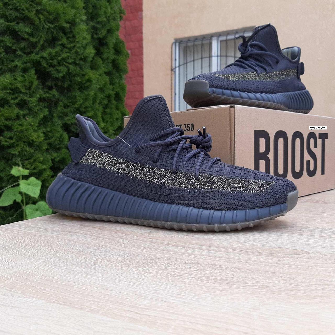 

Мужские кроссовки в стиле Adidas Yeezy Boost 350, текстиль, черные, 41 (26,5 см), размеры:41,43