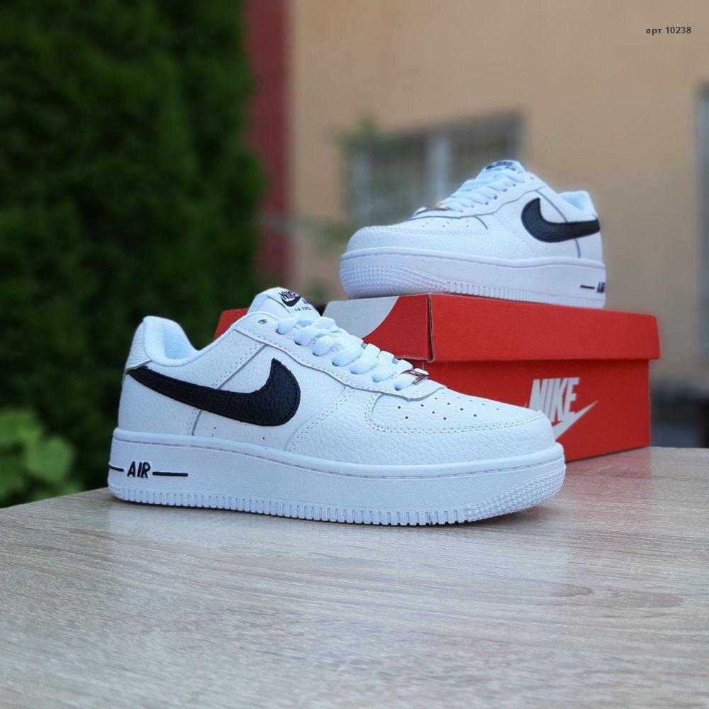 

Мужские кроссовки в стиле Nike Air Force 1, кожа, белые, 44 (28,5 см), размеры:43,44,45,46