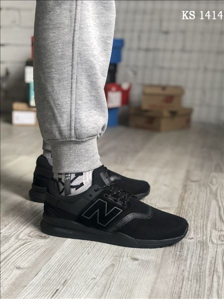 

Мужские кроссовки в стиле New Balance 247, сетка, черные 41(26 см), размеры:41,44,45