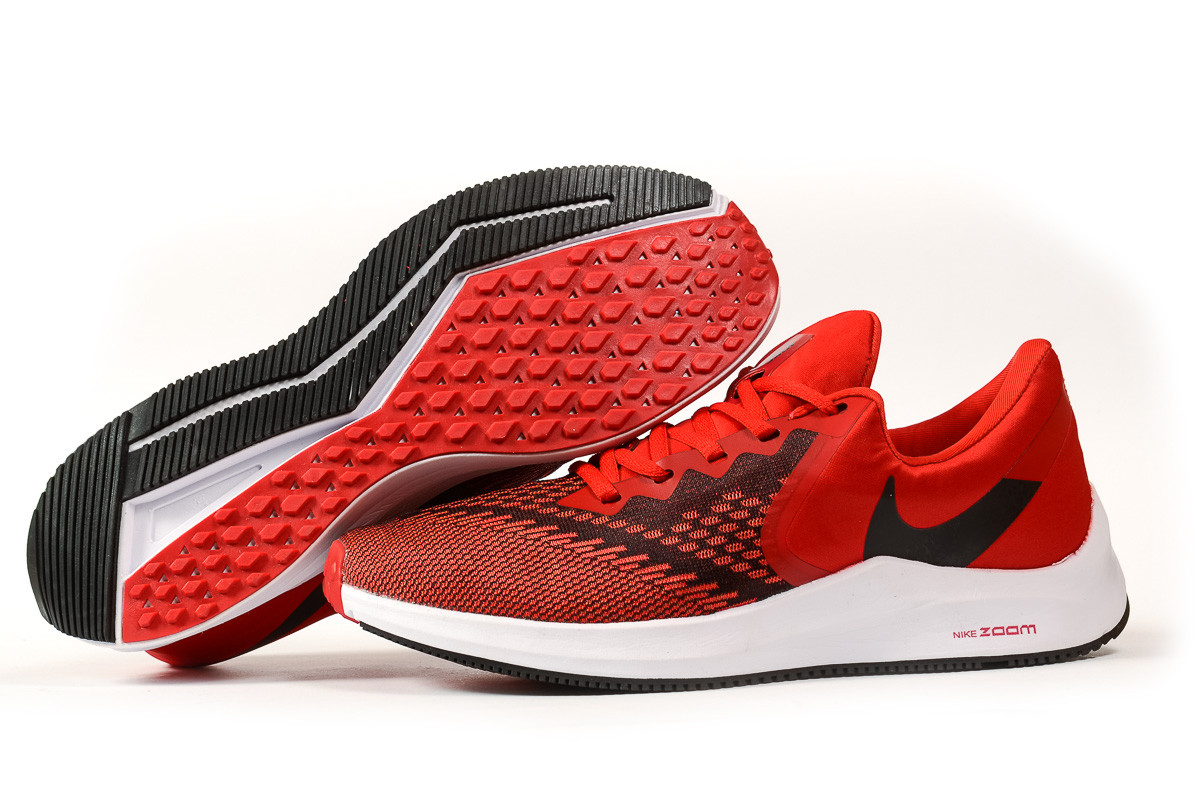 

Мужские кроссовки в стиле Nike Zoom Winflo 6, текстиль, красные, 42(27 см), размеры:41,42,43,44,45