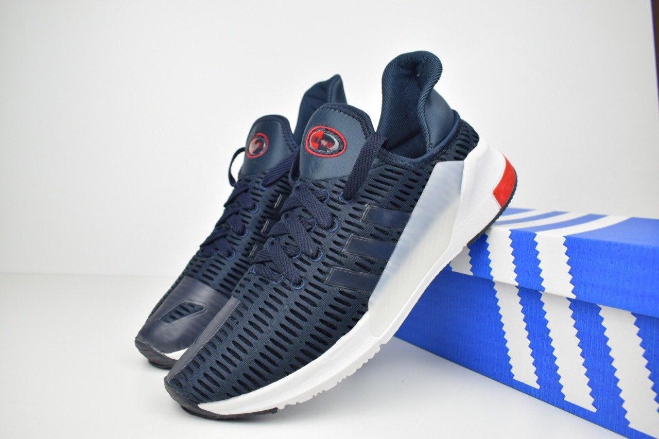 

Мужские кроссовки в стиле Adidas Climacool, синие с красным 41(26 см), размеры:41,43