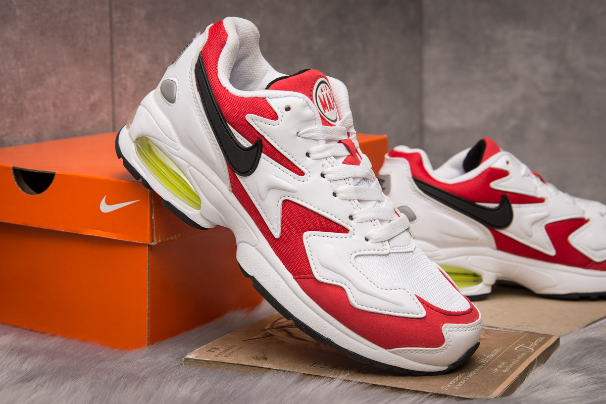 

Мужские кроссовки в стиле Nike Air Max, белые с красным 43(27 см), размеры:41,43