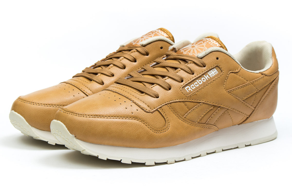 

Мужские кроссовки в стиле Reebok Classic, рыжие 46(30 см), последний размер