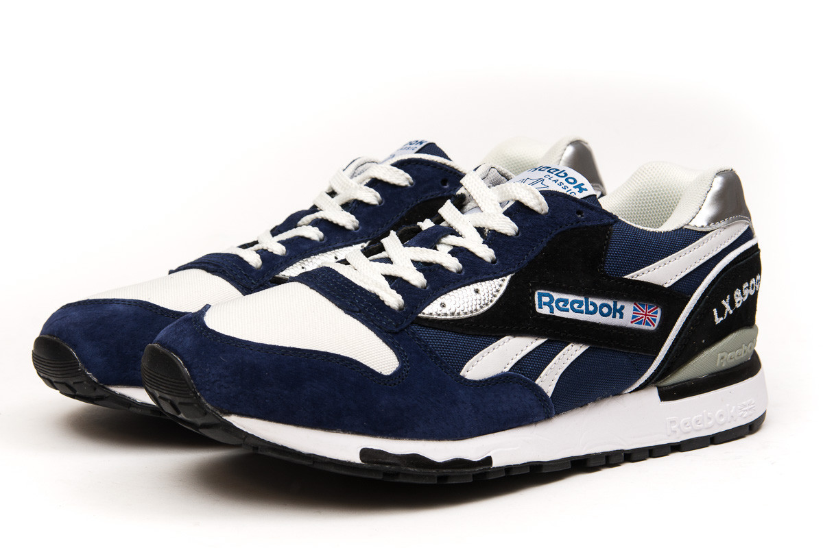 

Мужские кроссовки в стиле Reebok LX8500, тёмно-синие. 43(27,5 см), размеры:42,43