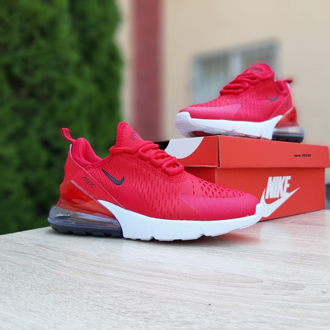 

Женские кроссовки в стиле Nike Air Max 270, сетка, Max Air, красные, 37 (23,5 см), размеры:36,37,38,39,41