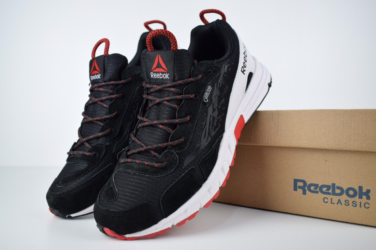 

Мужские кроссовки в стиле Reebok, черные 46(29,5 см), размеры:44,46