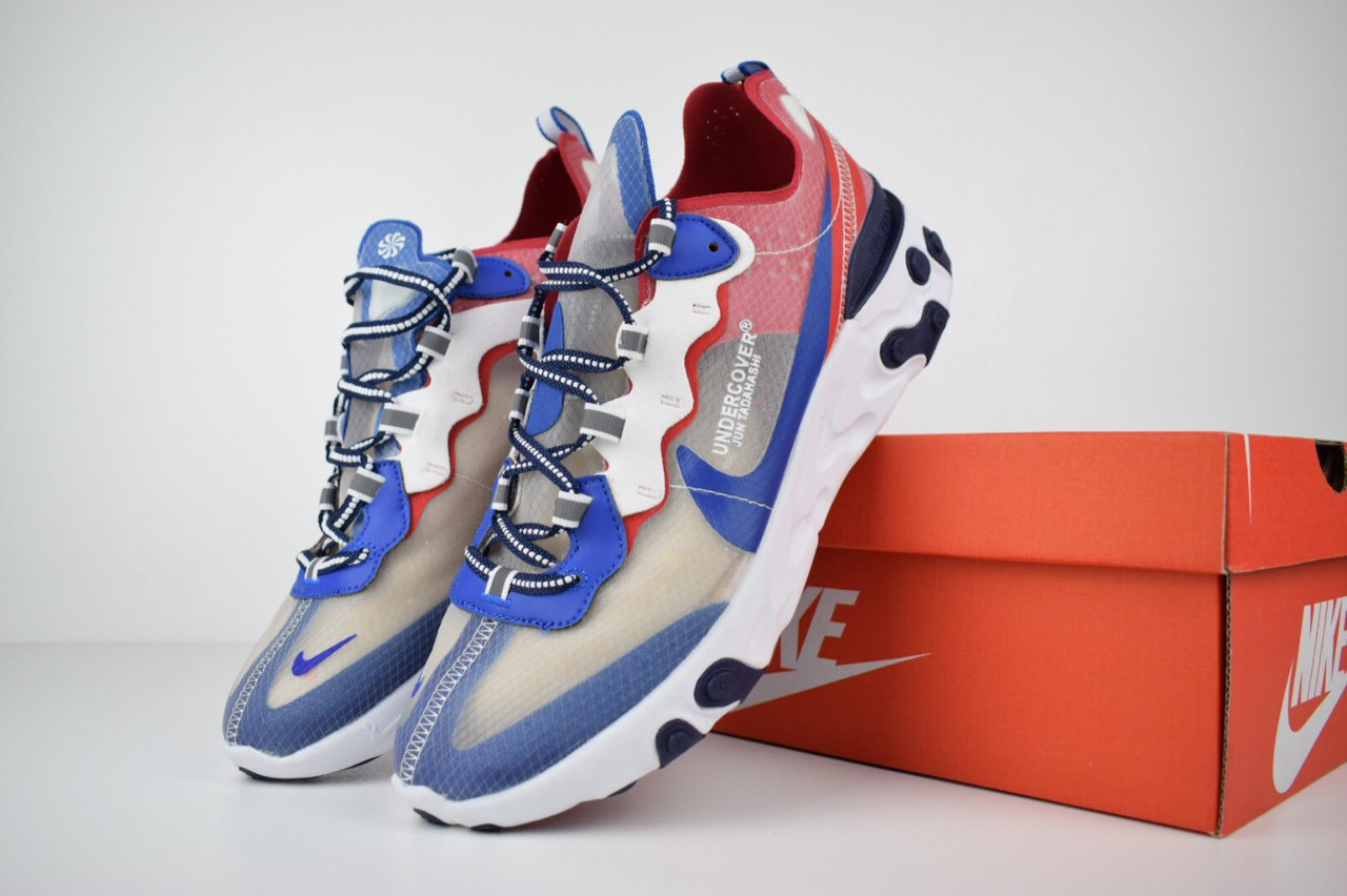 

Мужские кроссовки в стиле Nike React Element 87 x Undercover, разные цвета 44(28,5 см), размеры:43,44,45