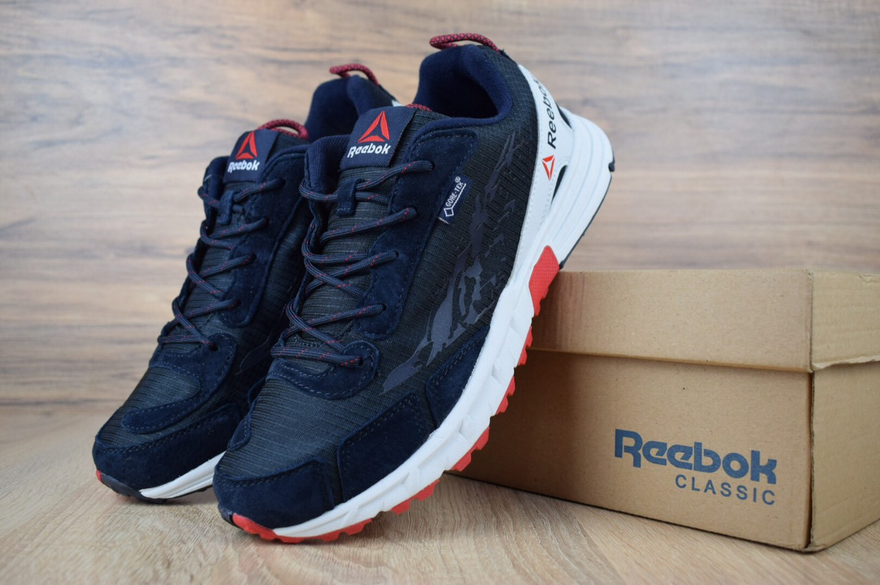 

Мужские кроссовки в стиле Reebok one sawcut gtx, синие 44(28 см), размеры:41,44,45,46