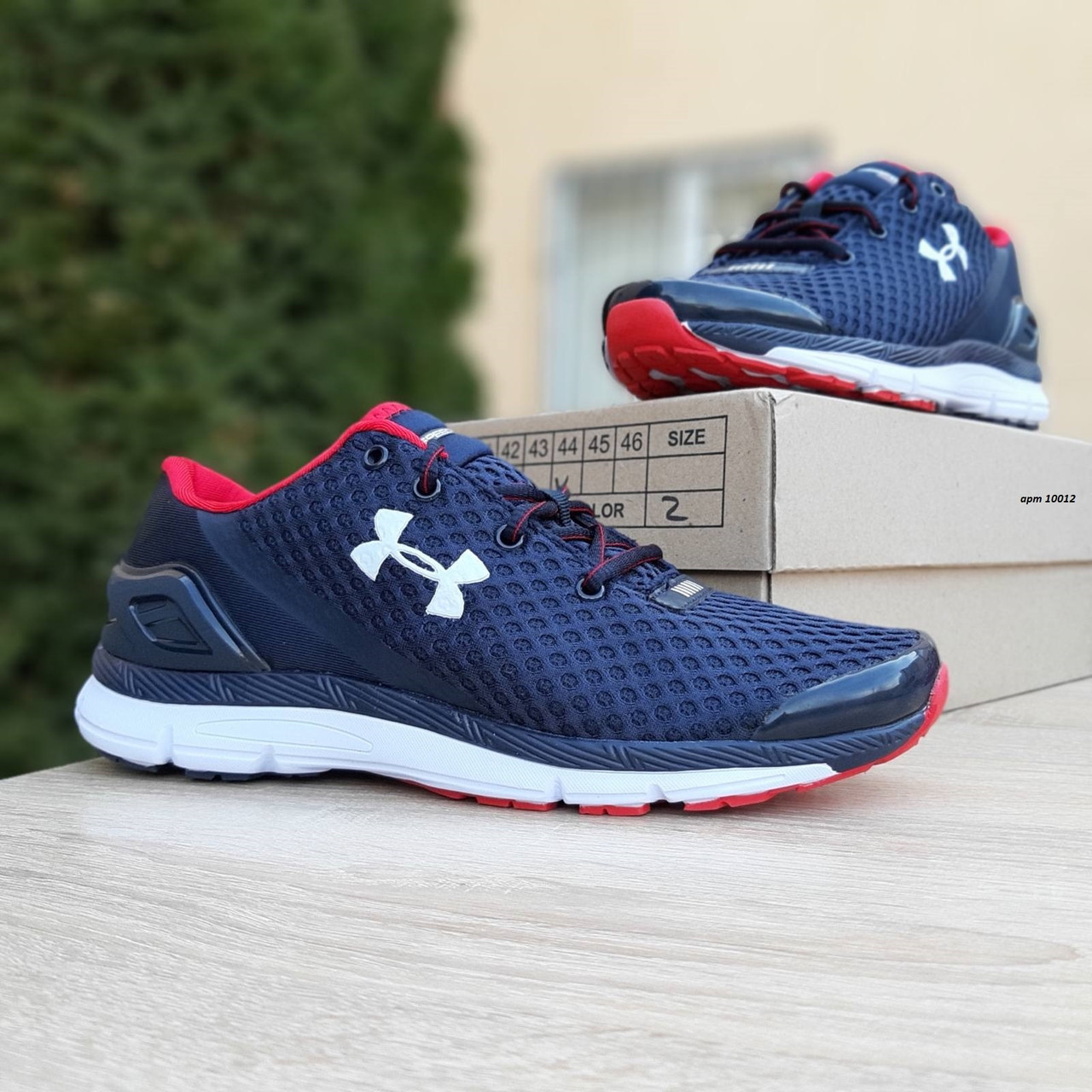 

Мужские кроссовки в стиле Under Armour Speedform Gemini, сетка, синие с красным 41(26 см), размеры:41,44