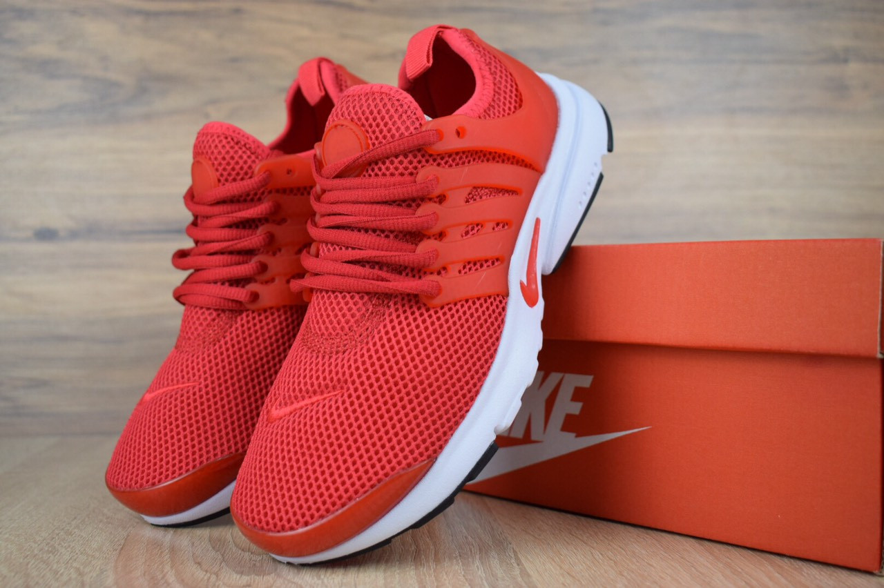 

Мужские кроссовки в стиле Nike Air Presto, сетка, красные 41(26 см), размеры:41,42,44