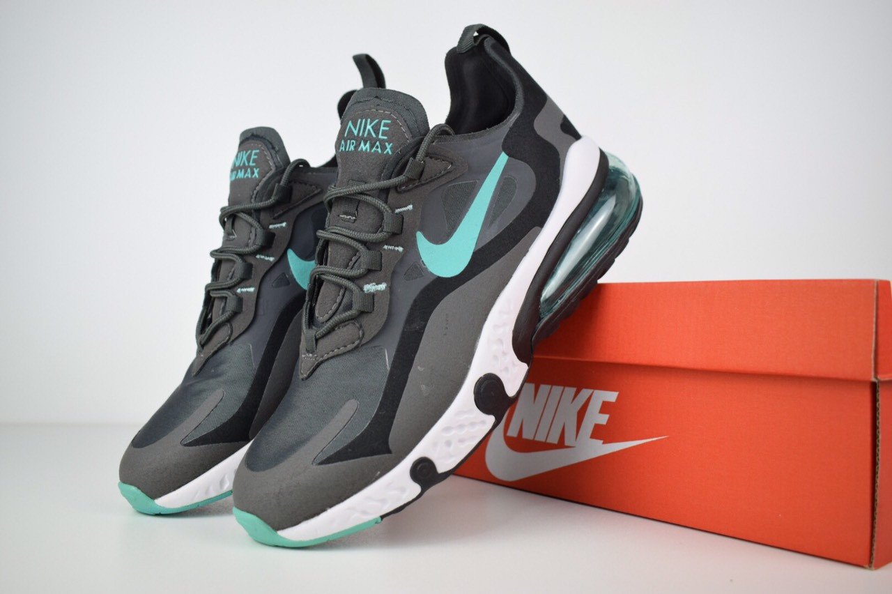 

Мужские кроссовки в стиле Nikke Air Max React 270, серые 42(26,5 см), размеры:42,43