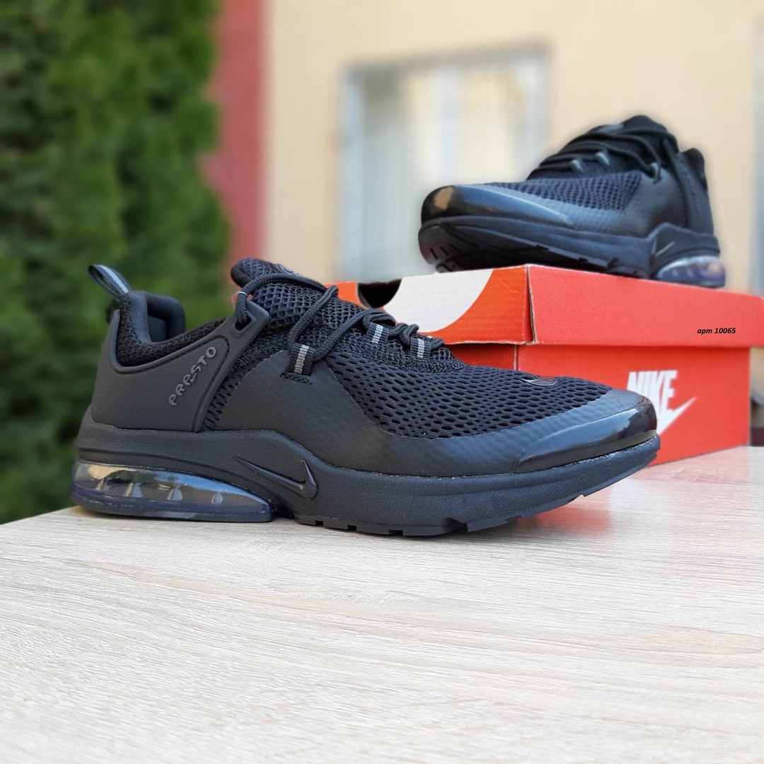 

Мужские кроссовки Nike Air Presto, сетка, черные 45(28 см), размеры:41,42,43,44,45