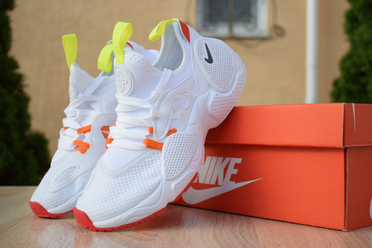 

Женские кроссовки в стиле Nike Huarache EDGE, текстиль, белые с оранжевым 40(25,5 см), последний размер